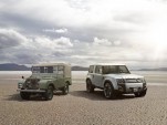 Original Land Rover Defender and DC100 concept