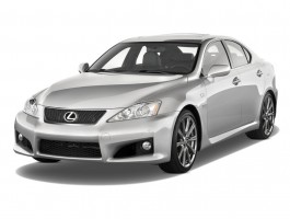 2011 Lexus IS F 4-door Sedan Angular Front Exterior View