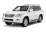 2011 Lexus LX 570 4WD 4-door Angular Front Exterior View