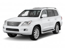 2011 Lexus LX 570 4WD 4-door Angular Front Exterior View