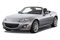 2011 Mazda MX-5 Miata 2-door Convertible PRHT Auto Grand Touring Angular Front Exterior View