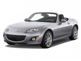 2011 Mazda MX-5 Miata 2-door Convertible PRHT Auto Grand Touring Angular Front Exterior View