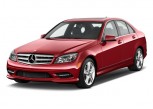 2011 Mercedes-Benz C Class 4-door Sedan 3.0L Sport RWD Angular Front Exterior View
