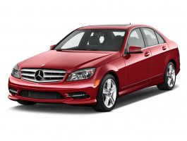 2011 Mercedes-Benz C Class 4-door Sedan 3.0L Sport RWD Angular Front Exterior View