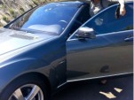 Demi Moore test drives a Mercedes-Benz S400 hybrid