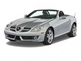 2011 Mercedes-Benz SLK Class 2-door Roadster SLK350 Angular Front Exterior View