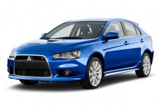2011 Mitsubishi Lancer 5dr HB TC-SST Ralliart AWD Angular Front Exterior View