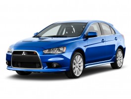 2011 Mitsubishi Lancer 5dr HB TC-SST Ralliart AWD Angular Front Exterior View