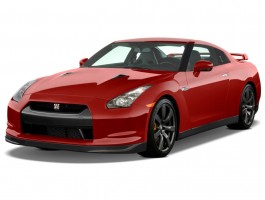 2011 Nissan GT-R 2-door Coupe Premium Angular Front Exterior View