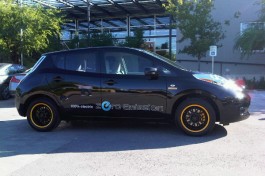 Lance Armstrong's 2011 Nissan Leaf