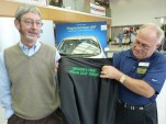 John Duncan takes delivery of one of the first 2011 Nissan LEAF EVs, near Portland OR, 12/15/2010