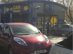 2011 Nissan Leaf in Car Wash