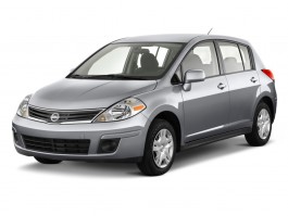 2011 Nissan Versa 5dr HB I4 Auto 1.8 S Angular Front Exterior View
