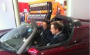 Elon Musk Shows Akio Toyoda 2011 Tesla Roadster Sport 2.5