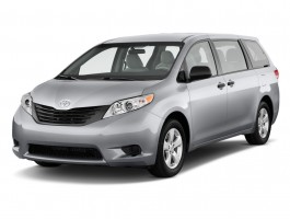 2011 Toyota Sienna 5dr 7-Pass Van V6 FWD (Natl) Angular Front Exterior View