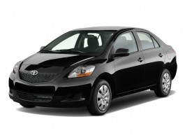 2011 Toyota Yaris 4-door Sedan Auto (GS) Angular Front Exterior View