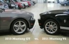 Video: 2010 Mustang GT vs. 2011 Mustang V-6, Who wins?