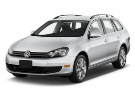2011 Volkswagen Jetta Sportwagen 4-door DSG TDI Angular Front Exterior View