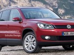 2011 Volkswagen Tiguan facelift rendering