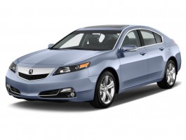 2012 Acura TL 4-door Sedan 2WD Advance Angular Front Exterior View