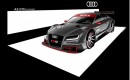 2012 Audi R17 A5 DTM race car preview sketch