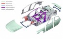 2012 Audi A6 aluminum and steel construction