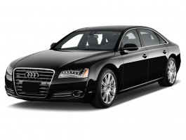 2012 Audi A8 L 4-door Sedan Angular Front Exterior View