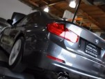 2012 BMW 328i on the dyno. Captured from video via Bimmerpost/F30 Post.
