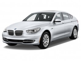 2012 BMW 5-Series Gran Turismo 4-door Sedan 550i Gran Turismo RWD Angular Front Exterior View