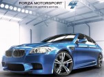 2012 BMW M5 on the cover of Forza Motorsport 4