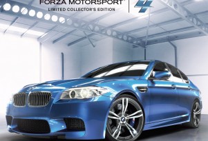 2012 BMW M5 on the cover of Forza Motorsport 4