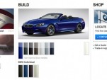 2012 BMW M6 configurator