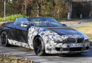2012 BMW M6 Convertible spy shots