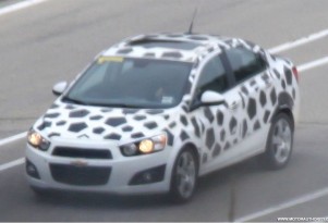 2012 Chevrolet Aveo Sedan spy shots