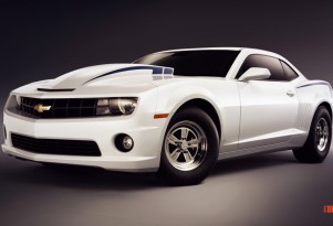 2012 Chevrolet COPO Camaro drag race car. Images via The Block.
