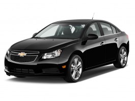 2012 Chevrolet Cruze 4-door Sedan LTZ Angular Front Exterior View
