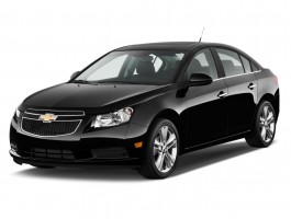 2012 Chevrolet Cruze 4-door Sedan LTZ Angular Front Exterior View