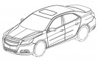2012 Chevrolet Malibu Revealed In Official Patent Filings 