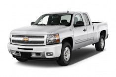 2012 Chevrolet Silverado 1500 4WD Ext Cab 157.5" LT Angular Front Exterior View