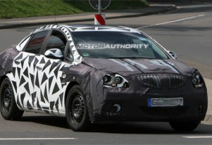 2011 Chevrolet Cruze-based Buick sedan spy shots