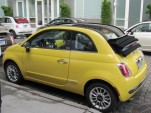 2012 Fiat 500C Cabrio, SoHo district, New York City