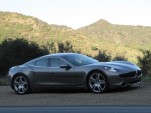 2012 Fisker Karma during road test, Los Angeles, Feb 2012