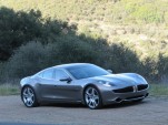 2012 Fisker Karma during road test, Los Angeles, Feb 2012