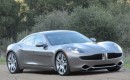 2012 Fisker Karma during road test, Los Angeles, Feb 2012