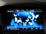 2012 Ford Focus Electric launch, New York City, January 2011 - butterflies on dash display