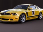The 2012 Parnelli Jones Boss 302 Mustang, to be auctioned for Henry Ford Health Systems.