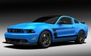 Grabber-Blue 2012 Ford Mustang Boss 302 Laguna Seca