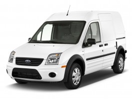 2012 Ford Transit Connect 114.6" XL w/o side or rear door glass Angular Front Exterior View