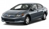 2012 Honda Civic Hybrid 4-door Sedan L4 CVT Angular Front Exterior View