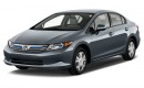 2012 Honda Civic Hybrid 4-door Sedan L4 CVT Angular Front Exterior View